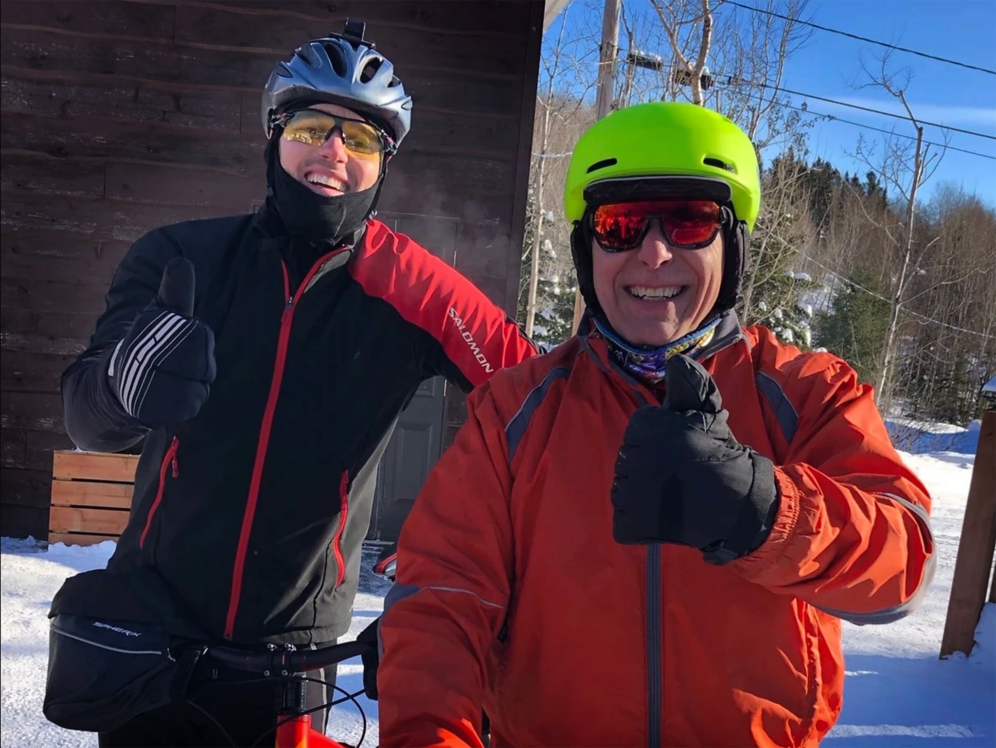 Riding through the cold Canadian Winter with Jean Prévost