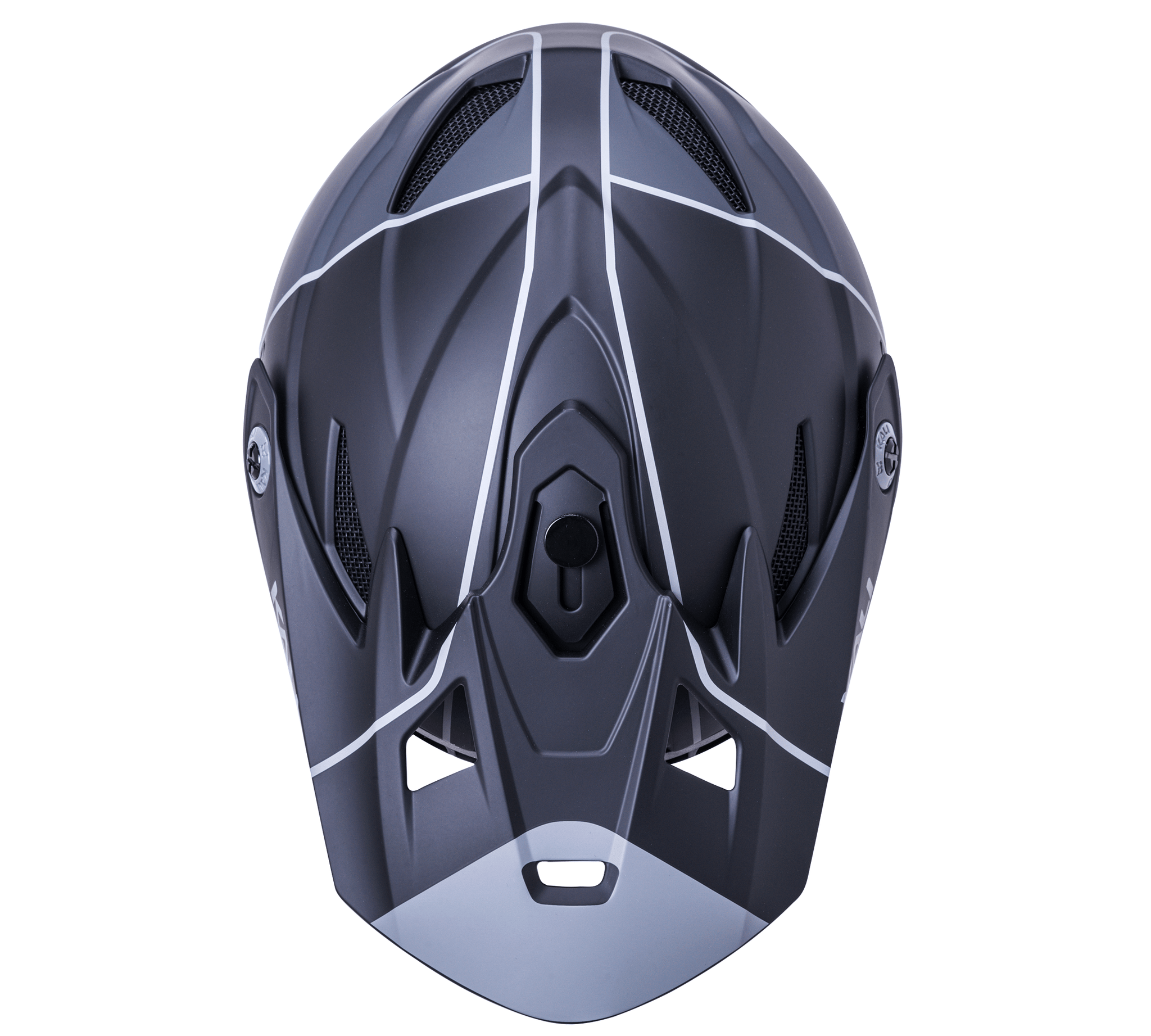 Kali Protectives Stripe - Black/Gray / O/S Zoka Visor